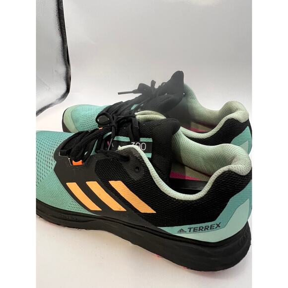 Adidas Terrez Flow Trail Acid Mint Hazy Orange (Size 12) - Picture 7 of 8
